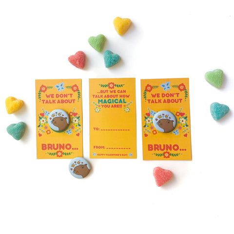 We Don't Talk About Bruno Button Valentine's - 24 pack